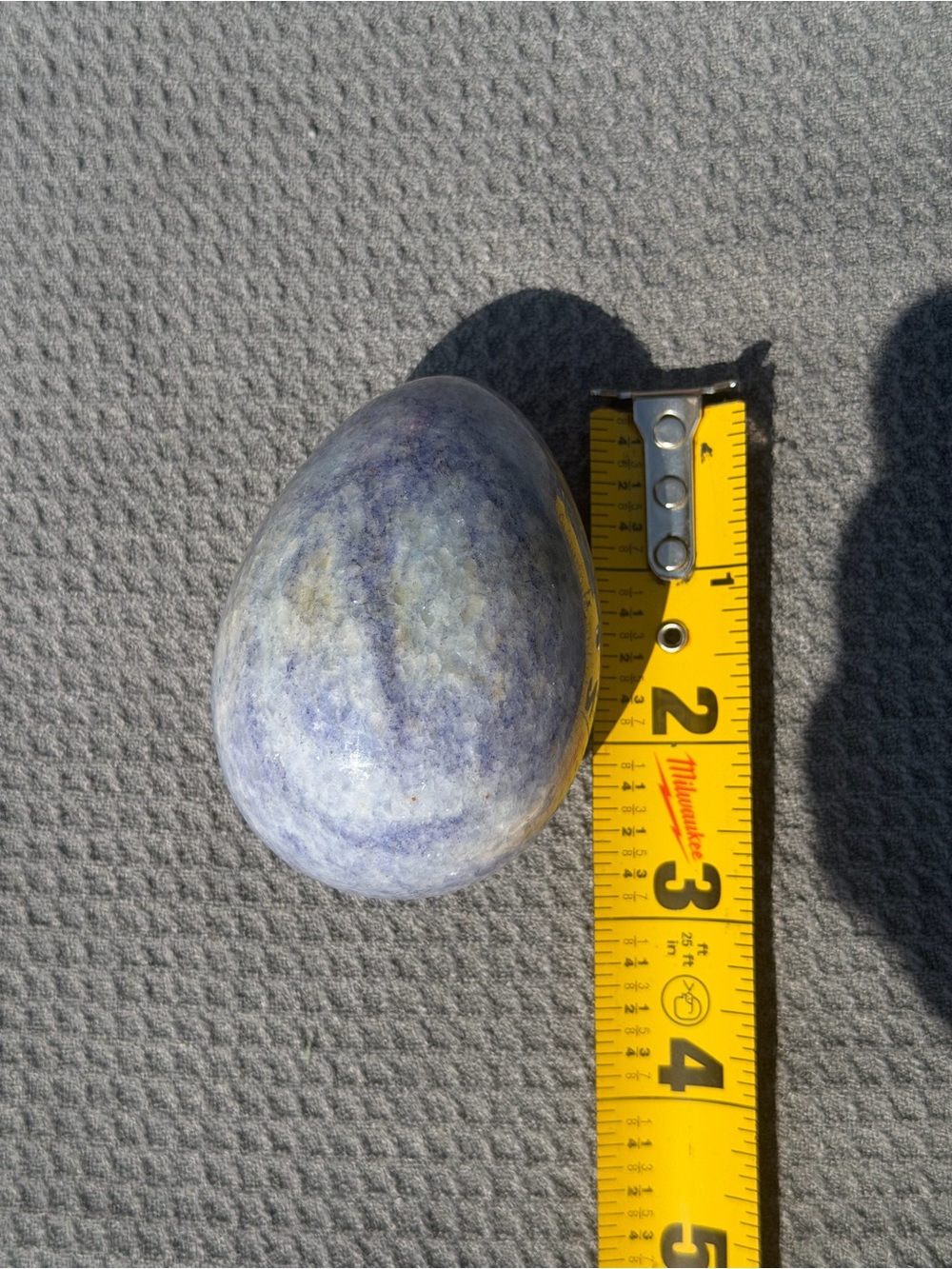 Vintage Purple Stone Egg - Picture 6 of 6